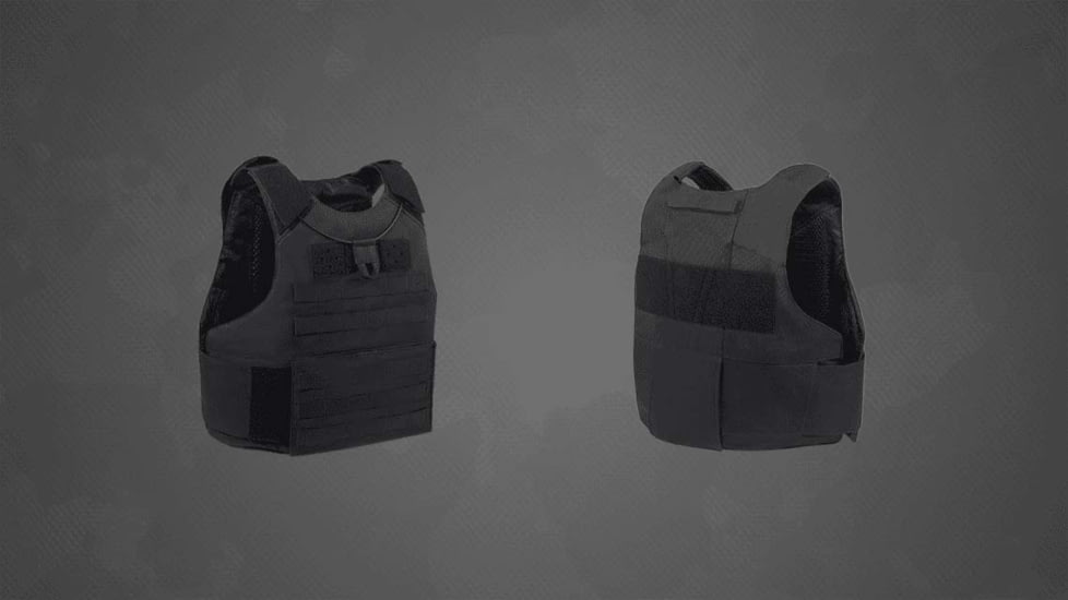 UARM FRMV Fast Response Metropolis Vest, Type IIA Threat Level, Skeletal Cummerbund, Black, S-M, FRMVMB-SAMVSASM2A1