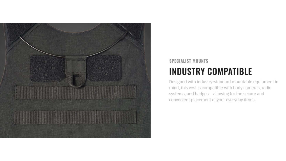 UARM FRMV Fast Response Metropolis Vest, Type IIA Threat Level, Skeletal Cummerbund, Black, S-M, FRMVMB-SAMVSASM2A1