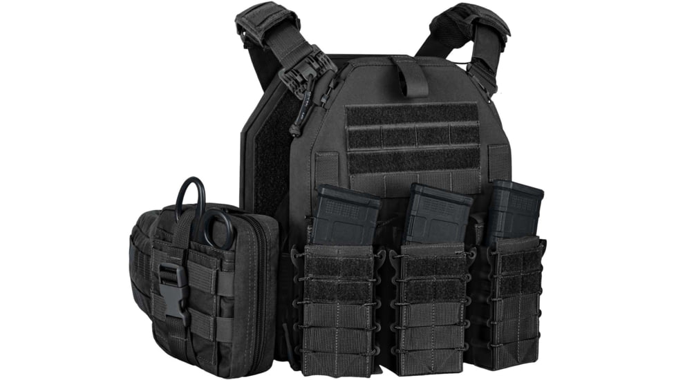 UARM FRPC Fast Response Plate Carrier, Pocket Cummerbund, Black, S, FRPCSB-ACFRPCSB