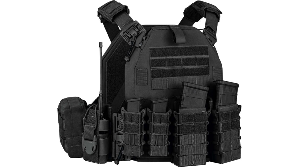 UARM FRPC Fast Response Plate Carrier, Pocket Cummerbund, Black, S, FRPCSB-ACFRPCSB