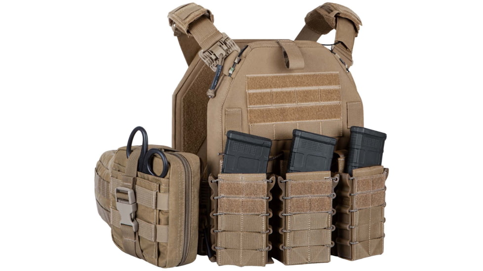 UARM FRPC Fast Response Plate Carrier, Pocket Cummerbund, Coyote, S, FRPCSC-ACFRPCSC
