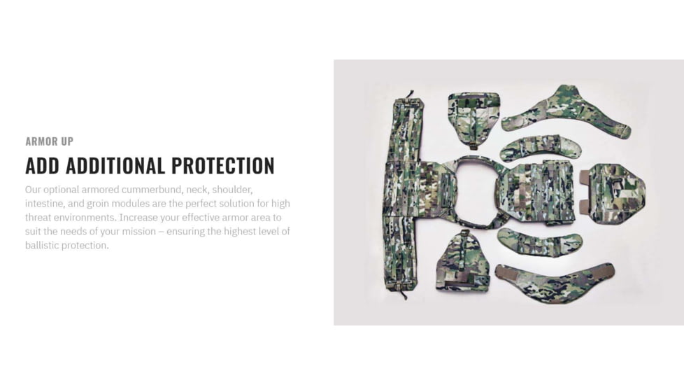 UARM FRPC Fast Response Plate Carrier, Pocket Cummerbund, Multicam, S, FRPCSM-ACFRPCSM