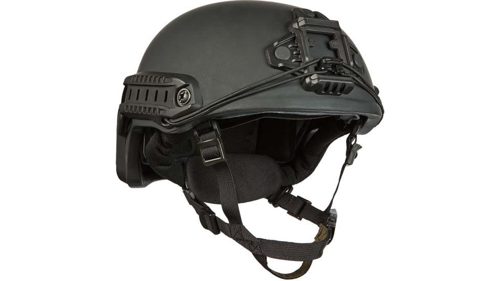 UARM HCBH High Cut Ballistic Helmet, Type IIIA Threat Level, Black, M, HCBHMB