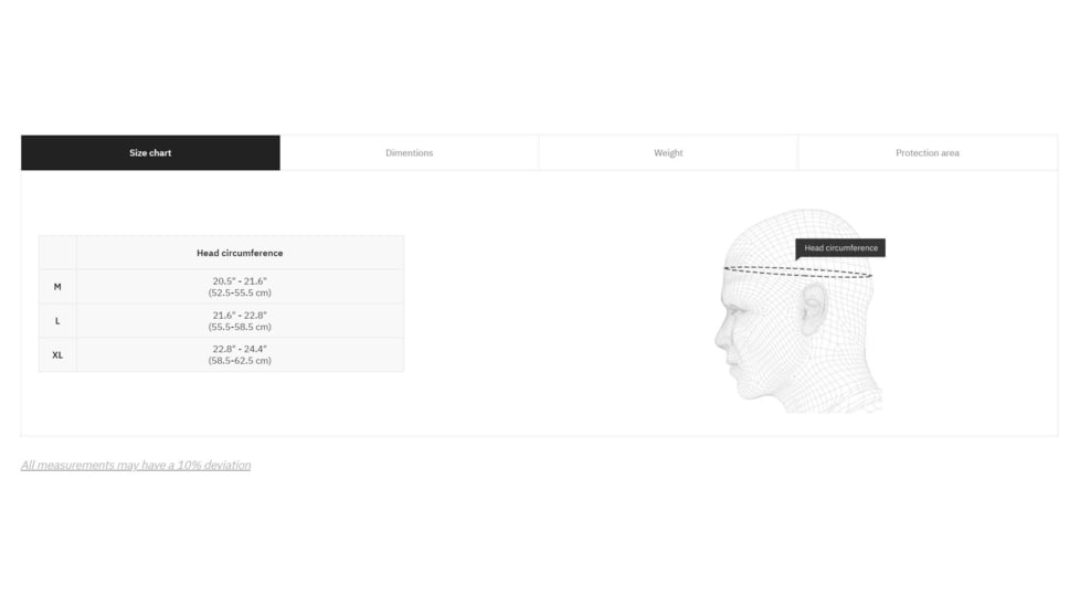 UARM HCBH High Cut Ballistic Helmet, Black, Large, HCBHLB