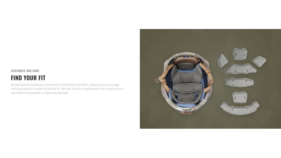 UARM HCBH High Cut Ballistic Helmet, Black, Large, HCBHLB