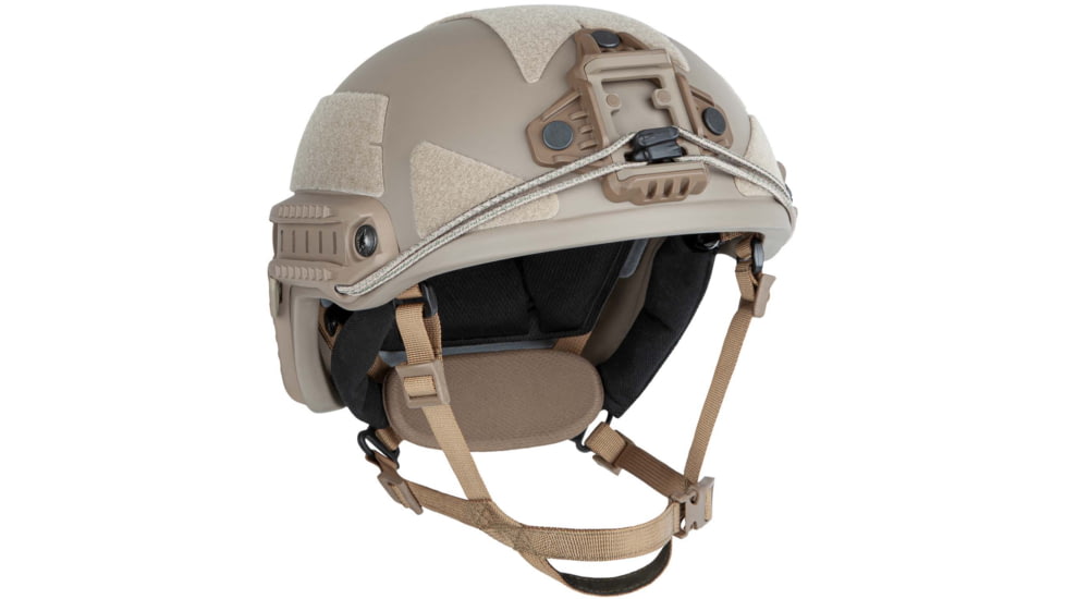 UARM HCBH High Cut Ballistic Helmet, Type IIIA Threat Level, Tan, M, HCBHMT