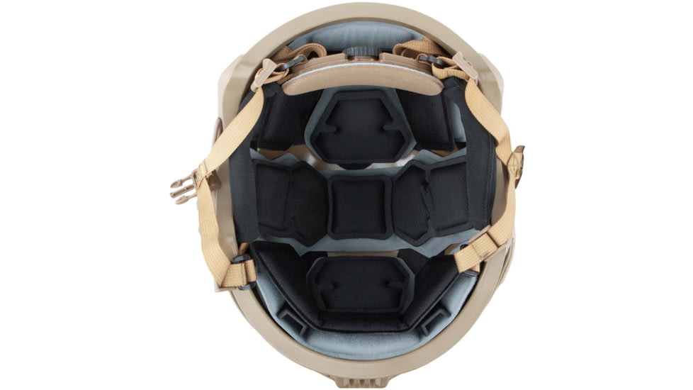 UARM HCBH High Cut Ballistic Helmet, Type IIIA Threat Level, Coyote, M, HCBHMC