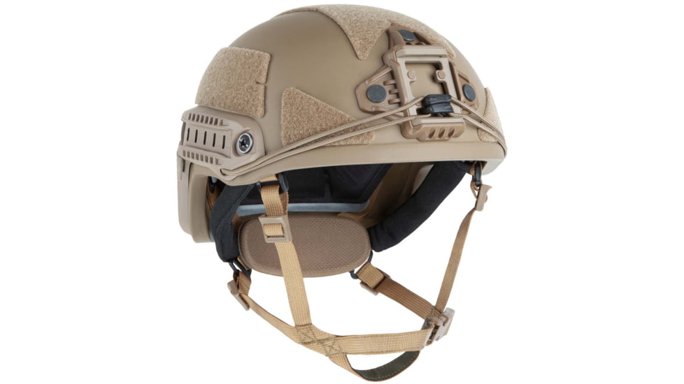 UARM HCBH High Cut Ballistic Helmet, Type IIIA Threat Level, Coyote, M, HCBHMC