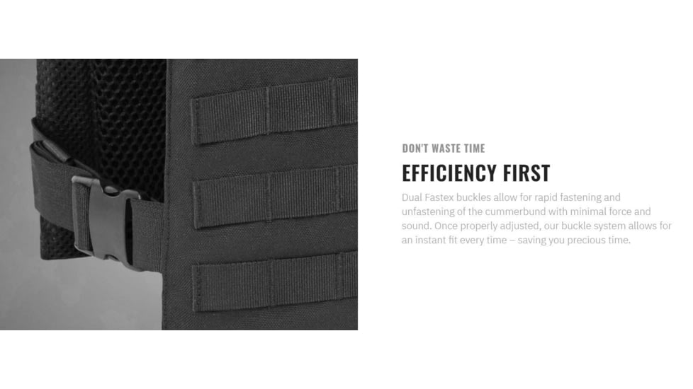 UARM MPCM Metropolis Plate Carrier MOLLE, Type IIA Threat Level, Black, S, MPCMSB-PCSAIS2A