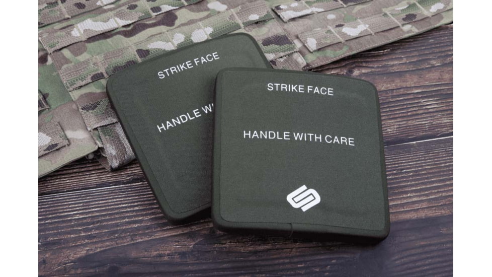 UARM SA3USP Level III+ UHMWPE Side Armor Plates, 6in x 6in, Pair, Black, One Size, SA3USP62