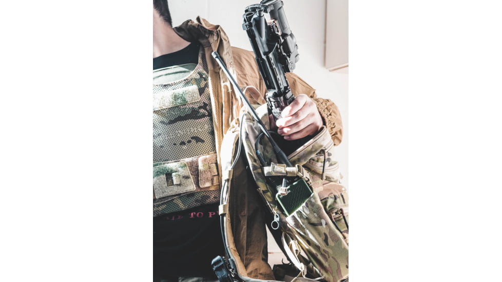 UARM SA3U Level III+ UHMWPE SAPI Armor Plate, Multi-Curved, Nylon Covered, Ranger Green, Large, SA3UL