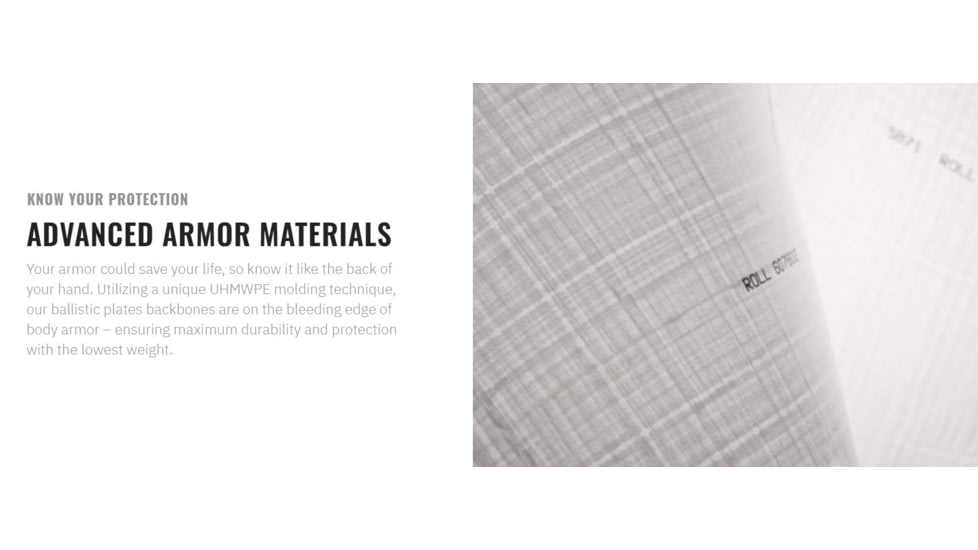 UARM SA3U Level III+ UHMWPE SAPI Armor Plate, Multi-Curved, Nylon Covered, Ranger Green, Large, SA3UL