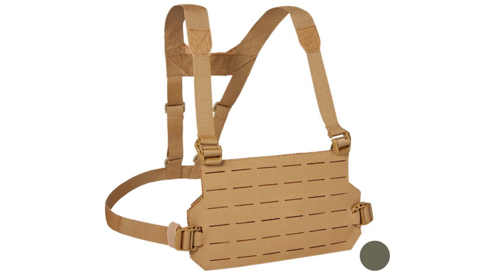 UARM TCRLC Tactical Chest Rig Laser Cut, Ranger Green, S-XL, TCRLCR-RASBR