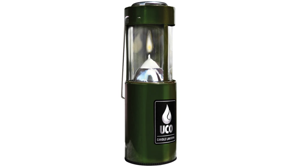 UCO Candle Lantern-anod Green L-AN-STD-GREEN