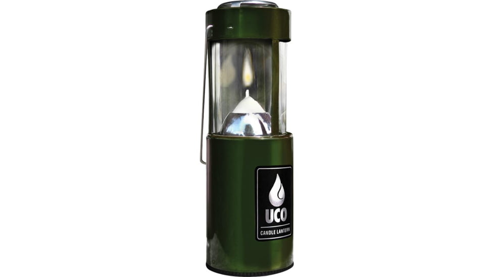 UCO Candle Lantern-anod Green L-AN-STD-GREEN
