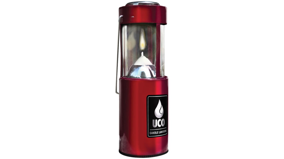 UCO Candle Lantern-anod Red L-AN-STD-RED