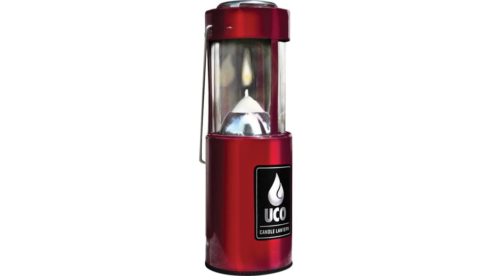 UCO Candle Lantern-anod Red L-AN-STD-RED