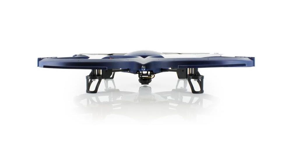 UDI RC U818A-1 2.4Ghz 4 Channel 6 AXIS UFO Drone w/2MP 720P camera &amp; protection, Dark Blue 61236