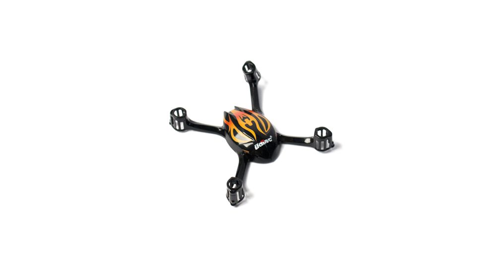 UDI RC U830-02 Main Frame Top, Black/W Orange Flames UDIU830-02