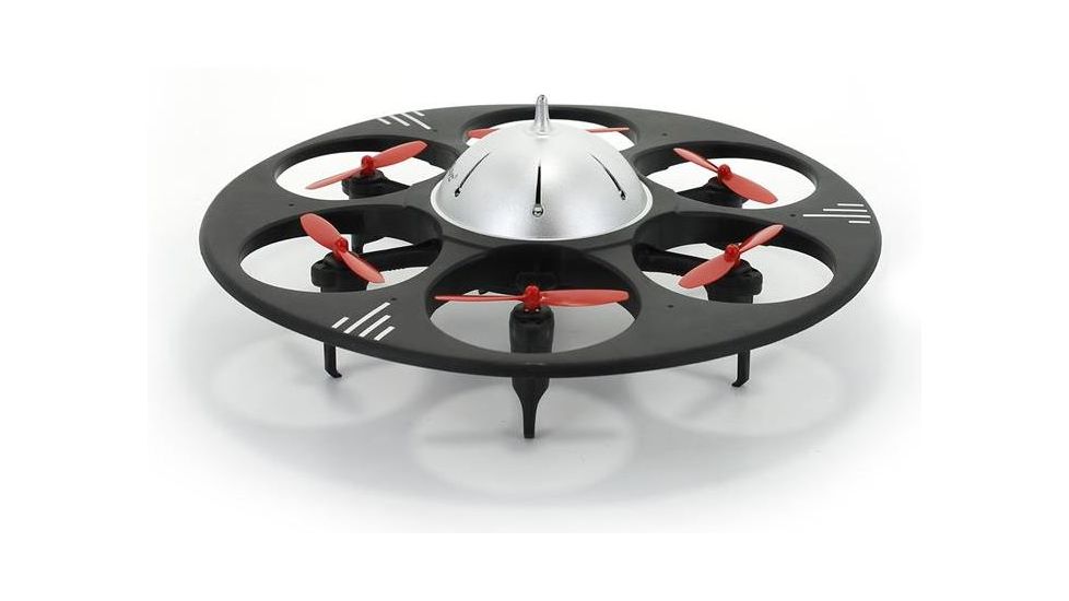 UDI RC U845 UFO Drone 2.4Ghz 4 Channel 6 AXIS headless w/720P HD camera, Black 61324