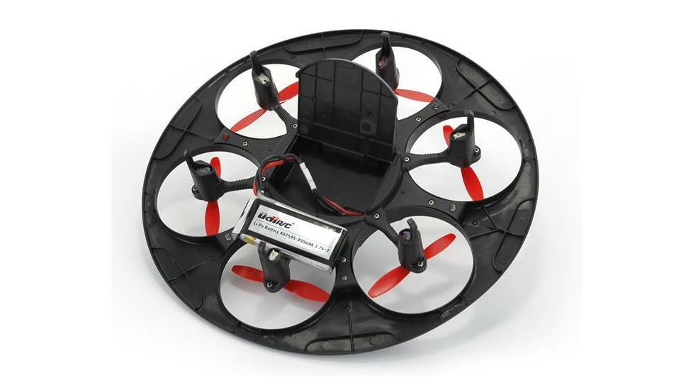 UDI RC U845 UFO Drone 2.4Ghz 4 Channel 6 AXIS headless w/720P HD camera, Black 61324