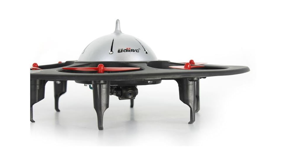 UDI RC U845 UFO Drone 2.4Ghz 4 Channel 6 AXIS headless w/720P HD camera, Black 61324