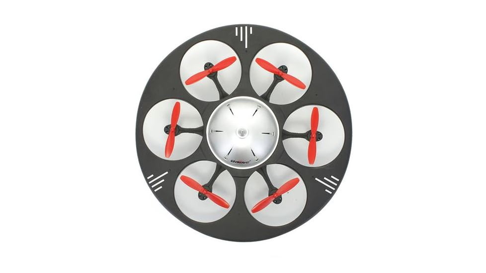 UDI RC U845 UFO Drone 2.4Ghz 4 Channel 6 AXIS headless w/720P HD camera, Black 61324