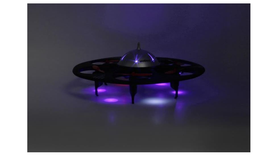 UDI RC U845 UFO Drone 2.4Ghz 4 Channel 6 AXIS headless w/720P HD camera, Black 61324