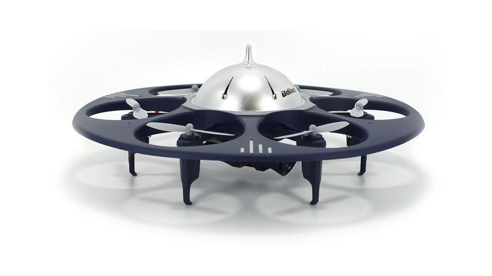 UDI RC U845 UFO Drone w/WIFI FPV 2.4Ghz 4 Channel 6 AXIS headless w/720P HD camera, Navy Blue 61325