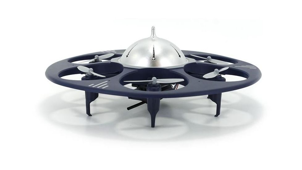 UDI RC U845 UFO Drone w/WIFI FPV 2.4Ghz 4 Channel 6 AXIS headless w/720P HD camera, Navy Blue 61325