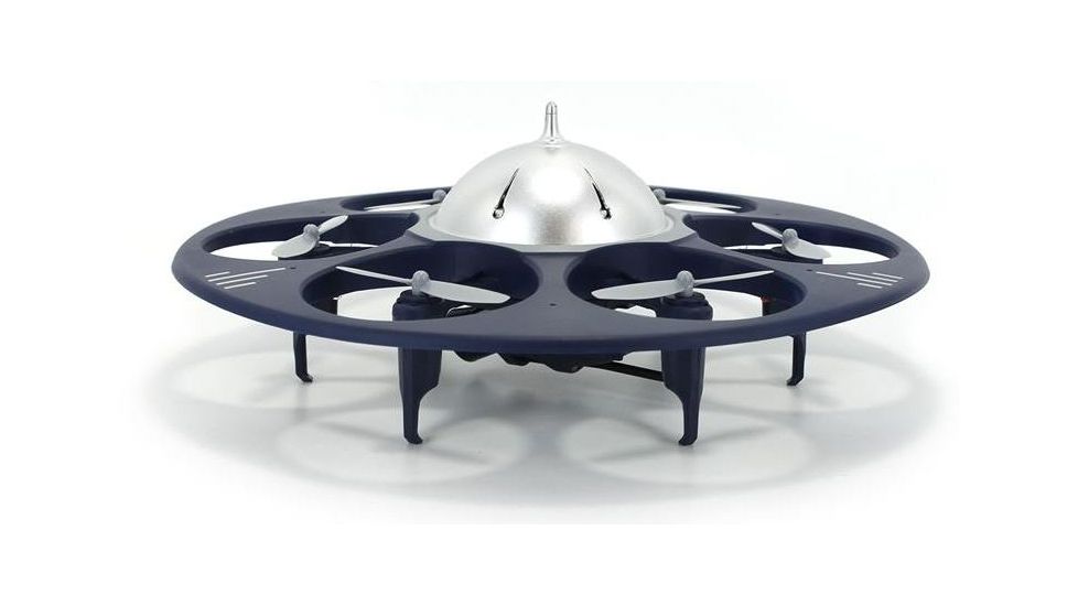 UDI RC U845 UFO Drone w/WIFI FPV 2.4Ghz 4 Channel 6 AXIS headless w/720P HD camera, Navy Blue 61325
