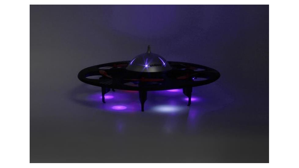 UDI RC U845 UFO Drone w/WIFI FPV 2.4Ghz 4 Channel 6 AXIS headless w/720P HD camera, Navy Blue 61325