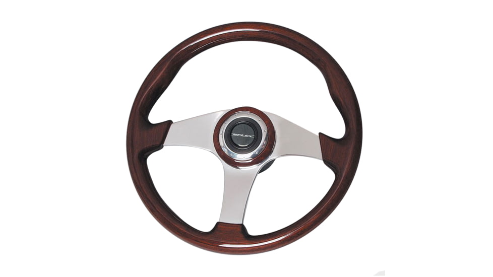 Uflex USA 62686G Mahogany Steering Wheel 13.8in, ALICUDI