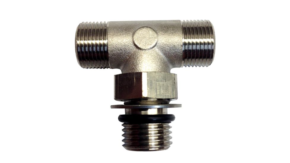 Uflex USA Boss Style T-Fitting - Nickel 65721