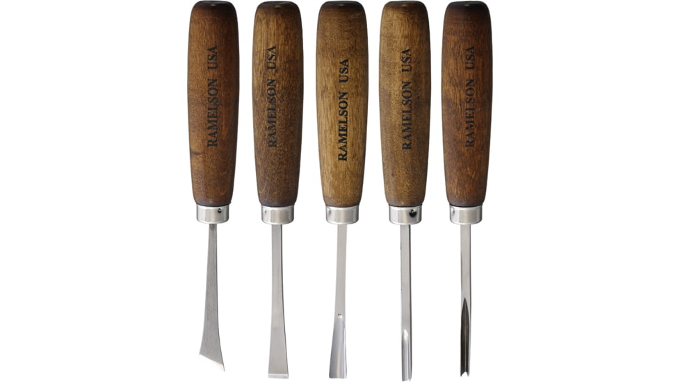 UJ Ramelson Basic Woodcarving Tool Set, White birch handle, 106