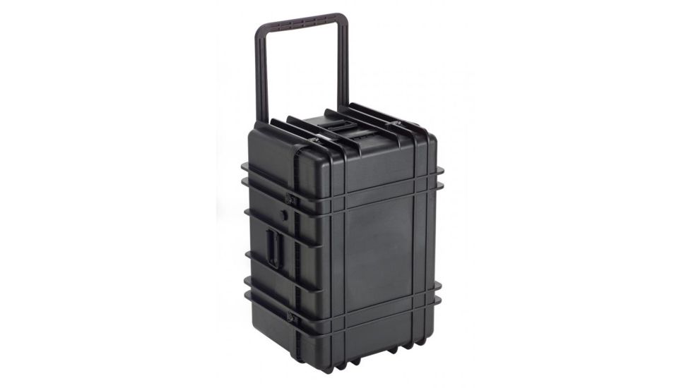 UK 1627 Transit Case/Wheels/Empty/Black