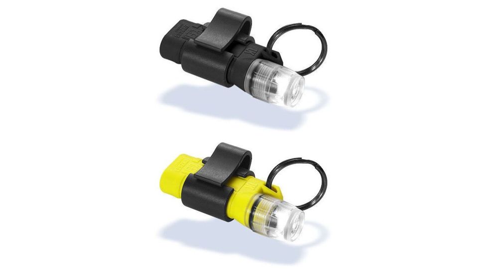 UK International Underwater Kinetics 2AAA Mini Pocket Light, Black, Safety Yellow