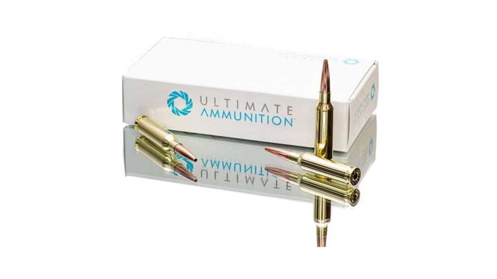 ULTIMATE AMMUNITION Blue Line 6.5 Creedmoor 122 Grain Controlled Chaos Brass Pistol Ammo, 20 Rounds, 4191