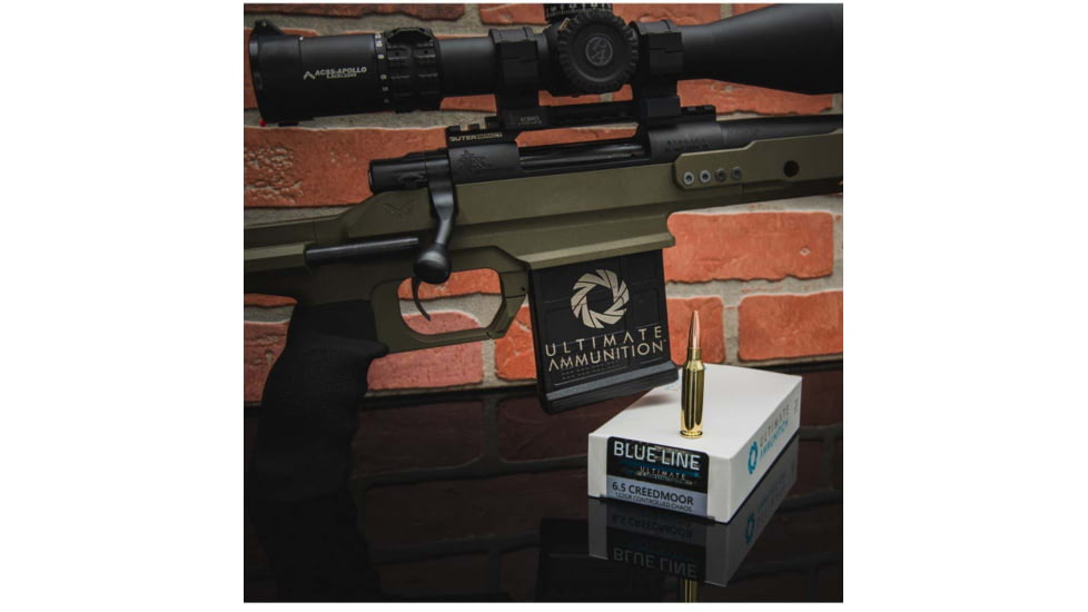 ULTIMATE AMMUNITION 6.5mm Creedmoor 122Grain Controlled Chaos Centerfire Rifle Ammo, 20 Rounds, 4191