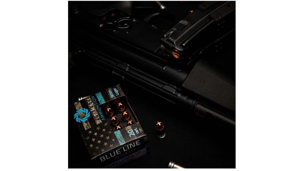 ULTIMATE AMMUNITION 9mm Luger 90Grain +P FTM Centerfire Pistol Ammo, 20 Rounds, 4023