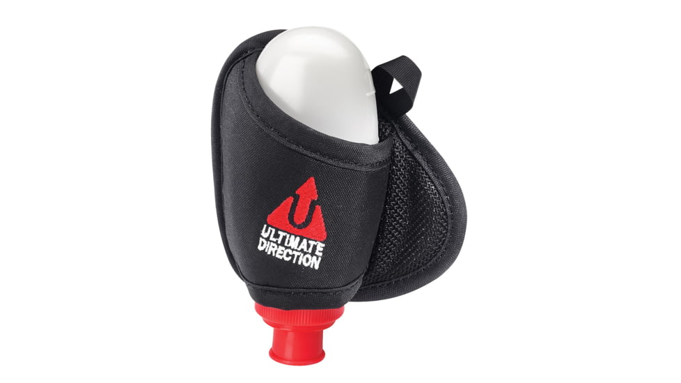 Ultimate Direction Clip On Holster, w/One 4oz Gel Flask, Black 003312BK00