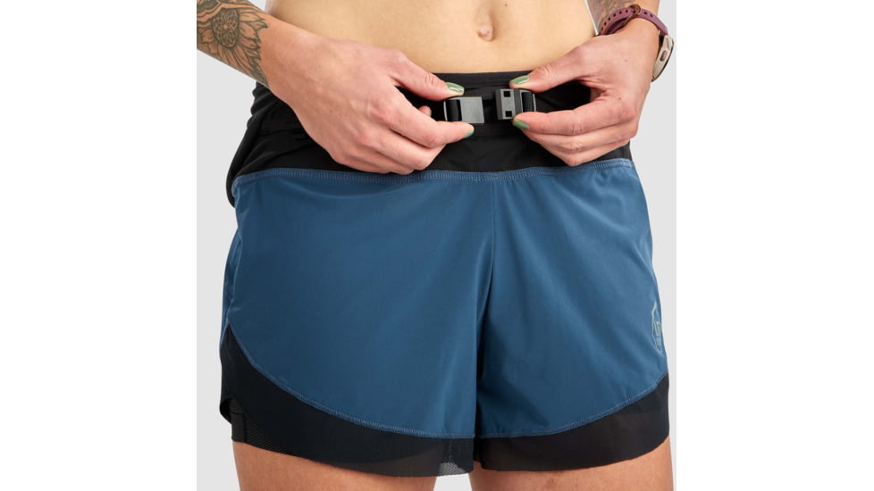 Ultimate Direction Hydro Short - Womens, Navy, Large, 83466021NV-LG