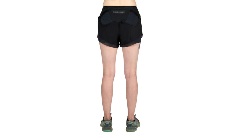Ultimate Direction Hydro Shorts - Womens, Onyx, Small, 83466021ONX-SM