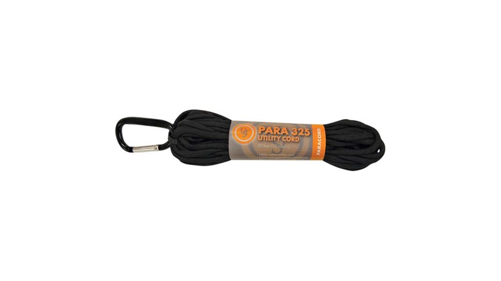 Ultimate Survival Ust Paracord 550 Black 50' 20-5X50-20