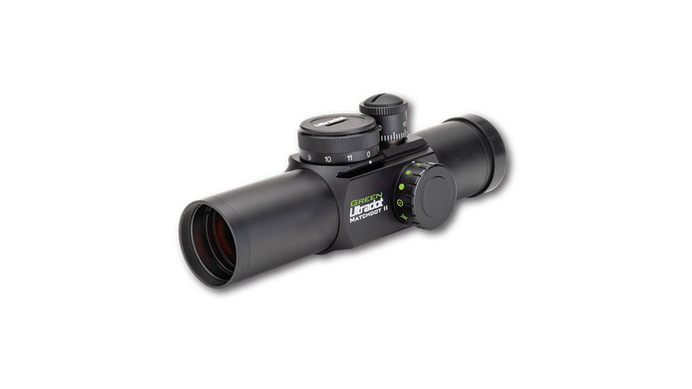 Ultradot Matchdot II Red Dot Sight 2, 4, 6, 8 MOA / 2 Reticles, Black, Green Matchdot II