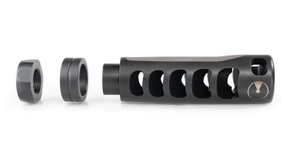 Ultradyne Apollo S Compensator 7.62x51mm, Nitride, 416 Stainless Steel, Black, UD10270
