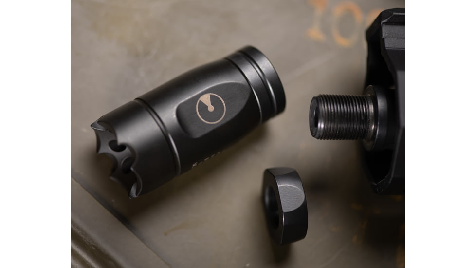 Ultradyne Athena Linear Compensator, 223/5.56, 1/2x28, Black, UD10660