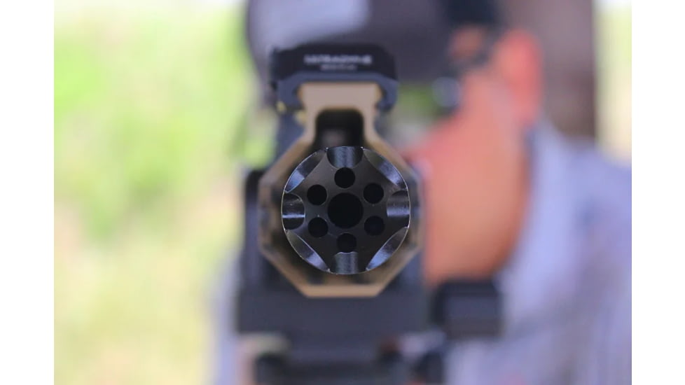 Ultradyne Athena Linear Compensator, 223/5.56, 1/2x28, Black, UD10660