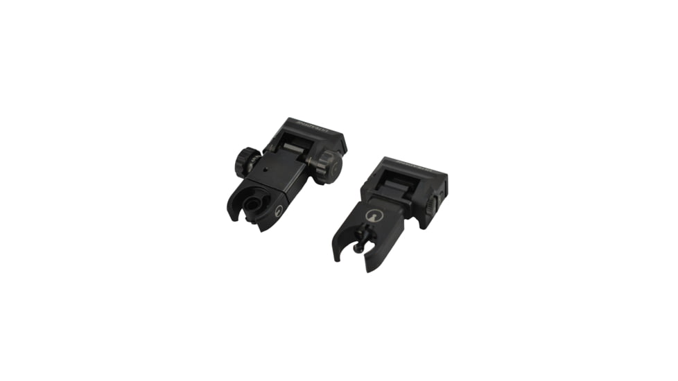 Ultradyne C4 Flip-Up Front/Rear Sight Set, Black, UD10480