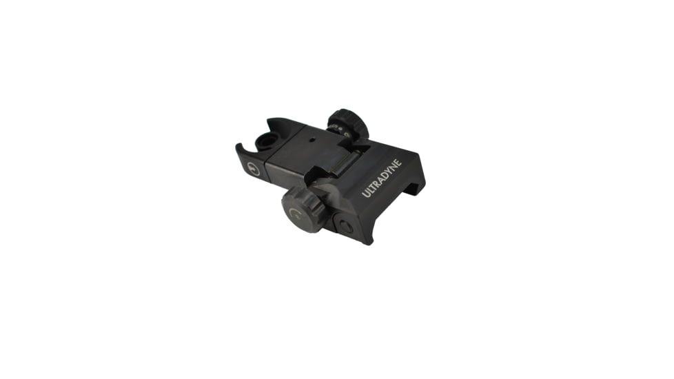 Ultradyne C4 Flip-Up Front/Rear Sight Set, Black, UD10480